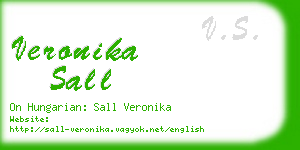 veronika sall business card